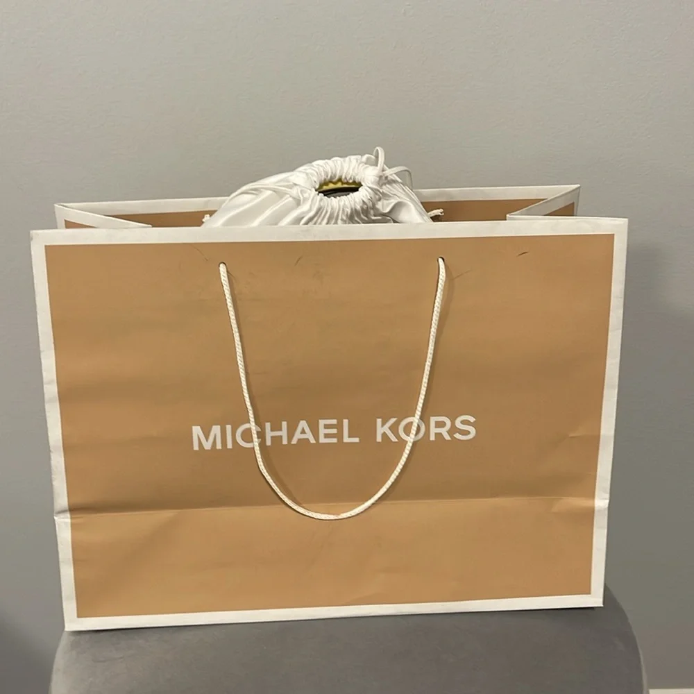Michael Kors Emilia small satchel cross body buttercup yellow pebbles leather